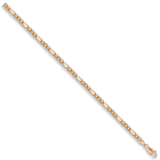 Yellow Gold 3.8mm Figaro Chain