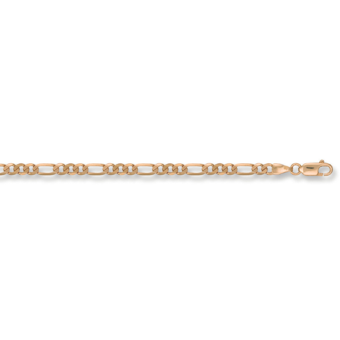 Yellow Gold 3.8mm Figaro Bracelet