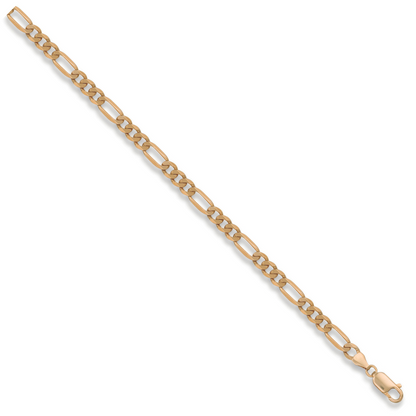 Yellow Gold 5.5mm Figaro Bracelet