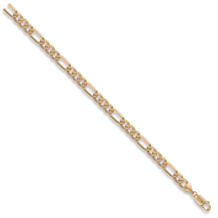 Yellow Gold 6.3mm Figaro Chain