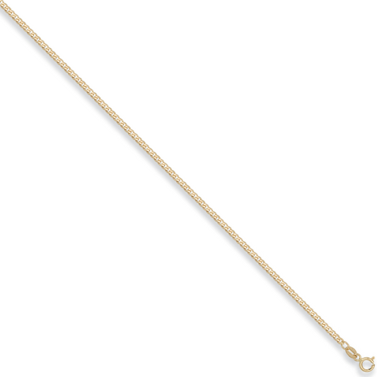 Yellow Gold 2.2mm Curb Chain