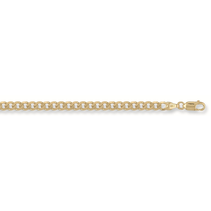 Yellow Gold 4.6mm Curb Bracelet