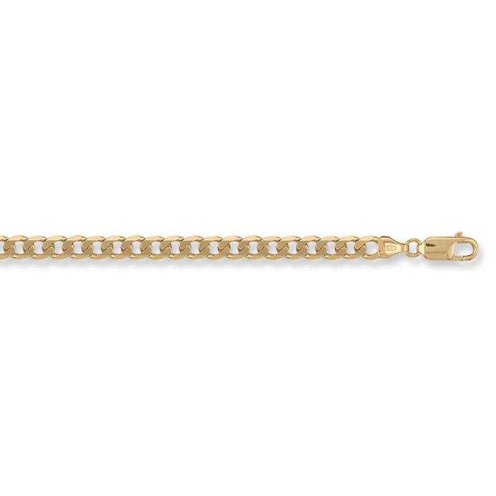 Yellow Gold 5.4mm Curb Bracelet