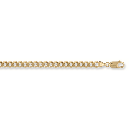 Yellow Gold 5.4mm Curb Bracelet