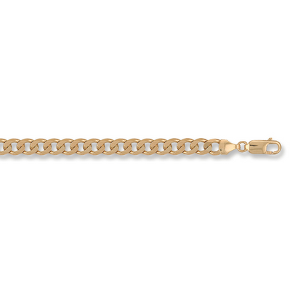 Yellow Gold 6.2mm Curb Bracelet