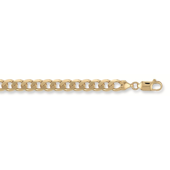 Yellow Gold 7.8mm Curb Bracelet