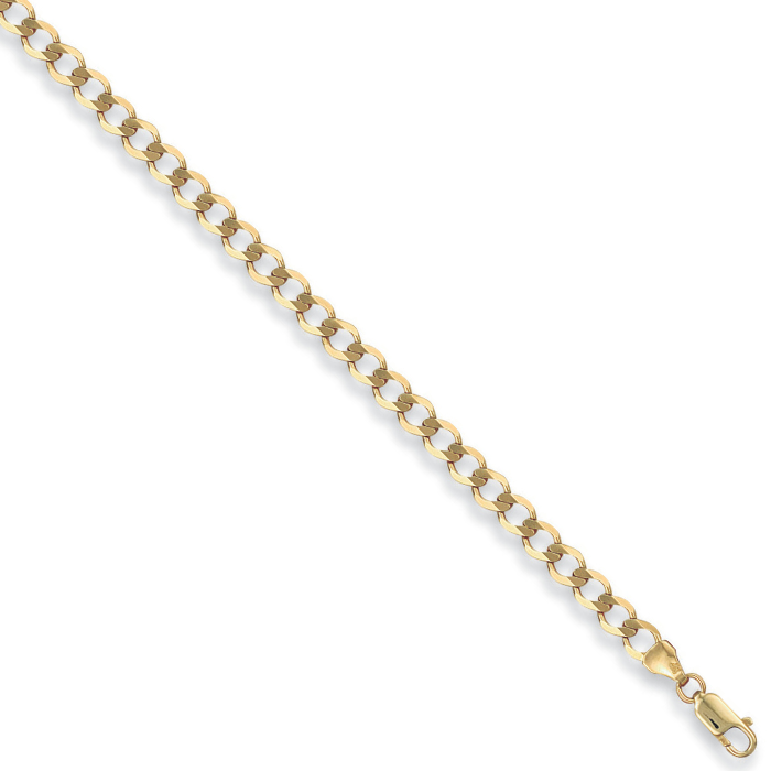 Yellow Gold 5.2mm Economy Curb Chain