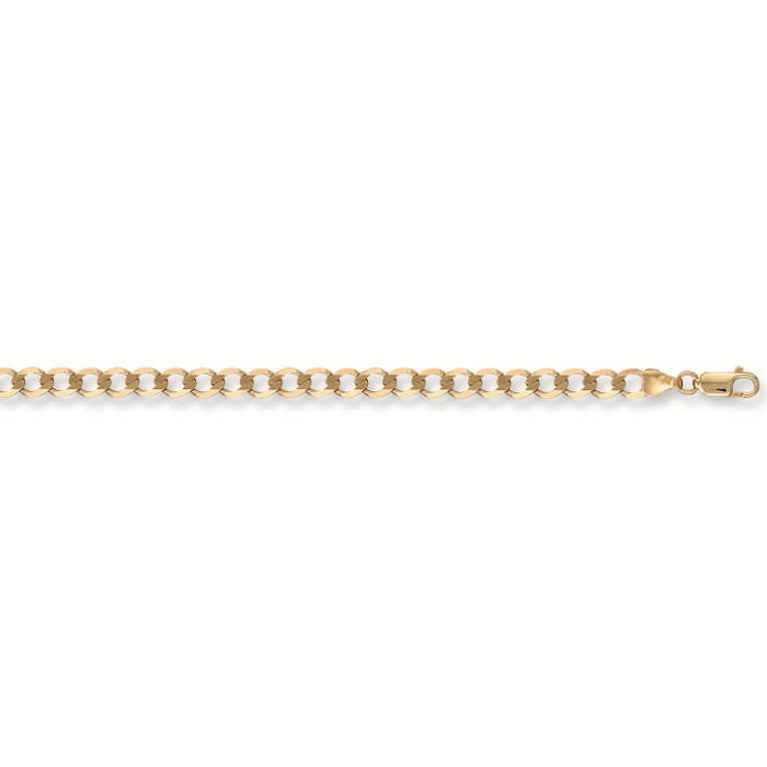 Yellow Gold 5.6mm Economy Curb Chain