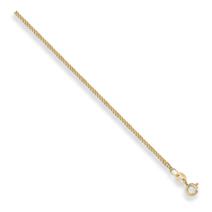 Yellow Gold 1.7mm Traditional Classic Curb Chain