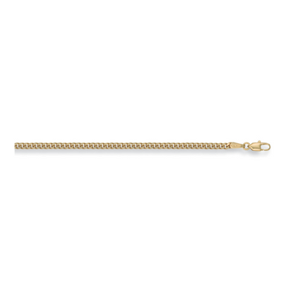 Yellow Gold 2.7mm Traditional Classic Curb Chain