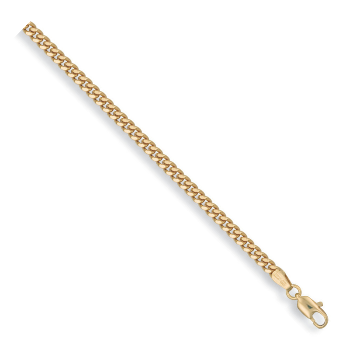 Yellow Gold 3.6mm Traditional Classic Curb Chain