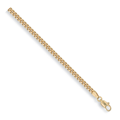 Yellow Gold 3.6mm Traditional Classic Curb Chain