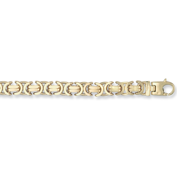 Yellow Gold 8.4mm Byzantine Chain