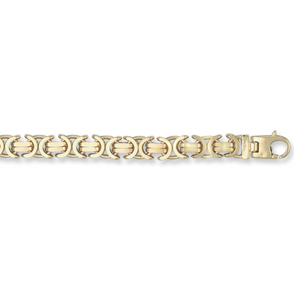 Yellow Gold 8.4mm Byzantine Chain