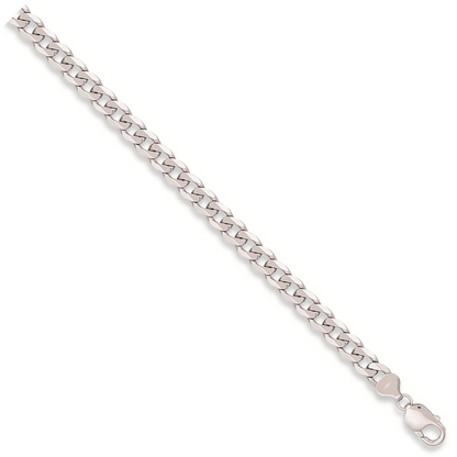 White Gold 5.5mm Curb Chain