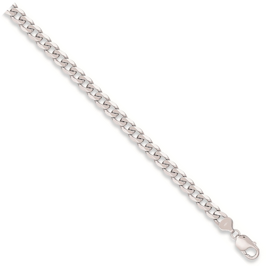 White Gold 5.5mm Curb Chain