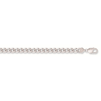 White Gold 5.5mm Curb Chain