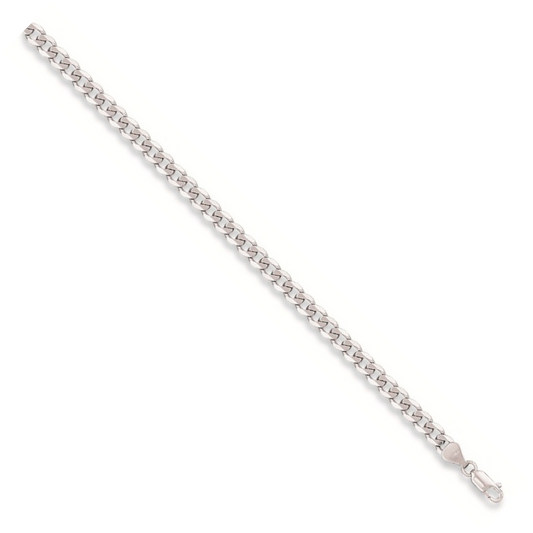 White Gold 3.0mm Curb Chain