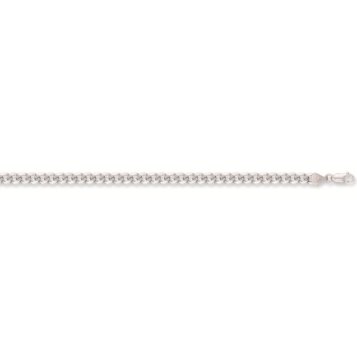 White Gold 3.0mm Curb Chain