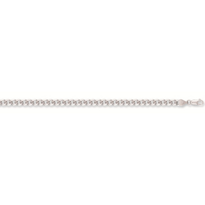 White Gold 3.0mm Curb Chain