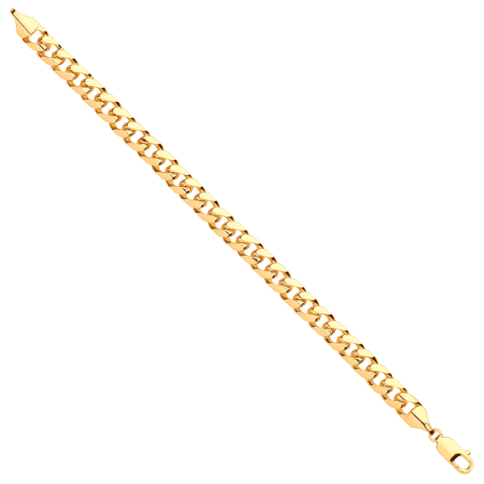 Yellow Gold 8.3mm Miami Link Bracelet