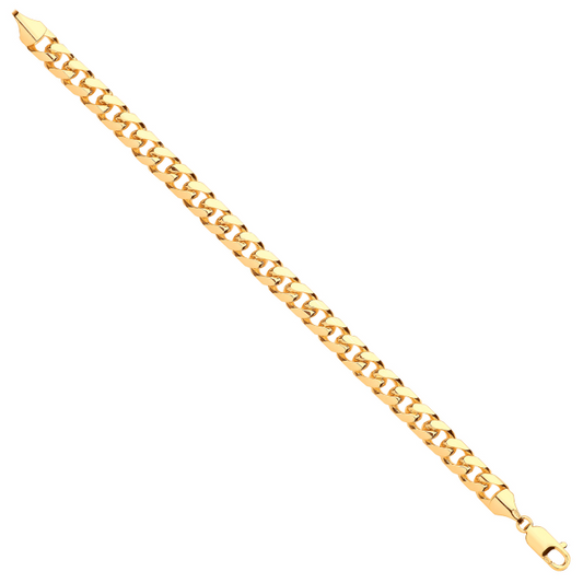 Yellow Gold 8.3mm Miami Link Bracelet