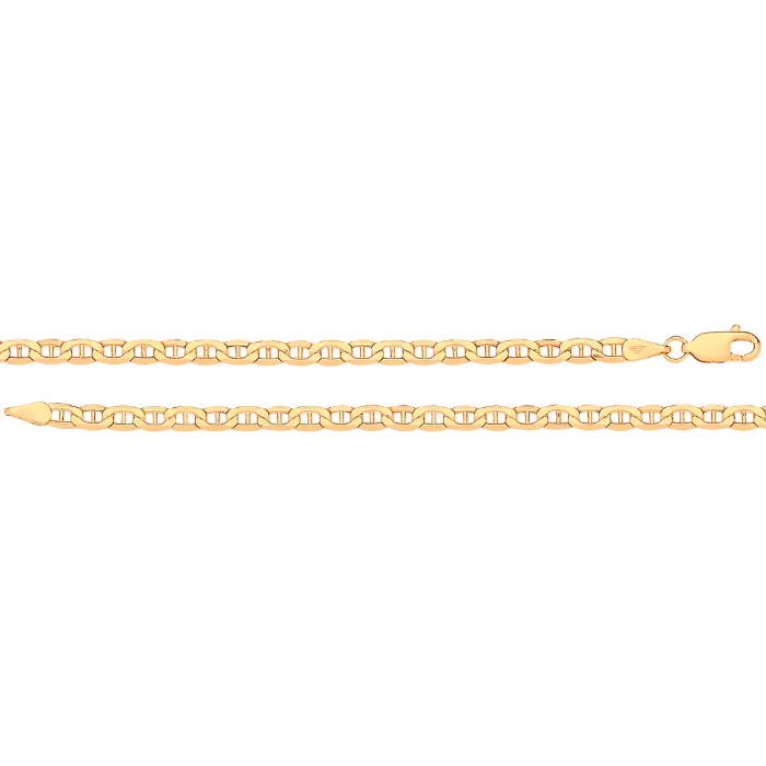 14ct Yellow Gold Flat Anchor 3.5mm Chain