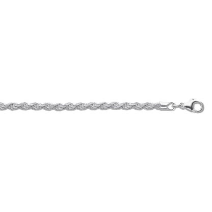 Silver 3.5mm Rope Chain