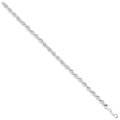 Silver 6.5mm Rope Chain