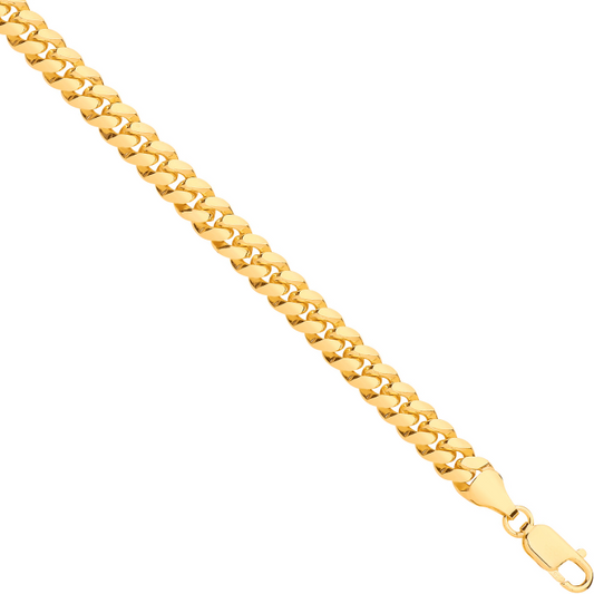 Gold Plated Silver 6.6mm Miami Cuban Chain