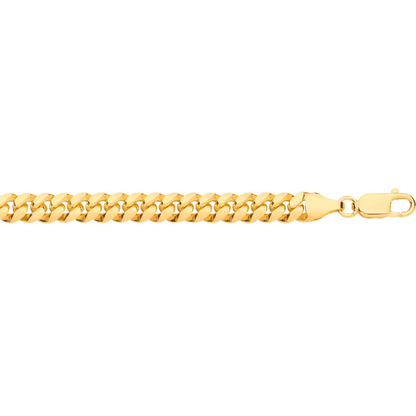 Gold Plated Silver 6.6mm Miami Cuban Chain