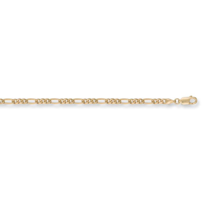 Yellow Gold 3.6mm Figaro Chain