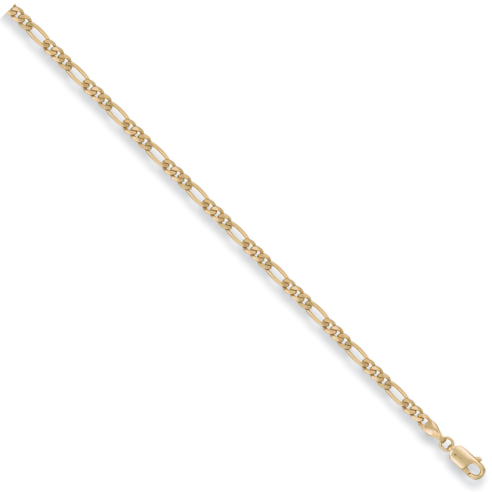 Yellow Gold 3.6mm Figaro Chain