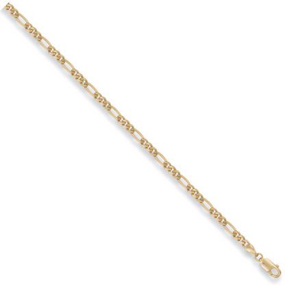 Yellow Gold 3.6mm Figaro Chain