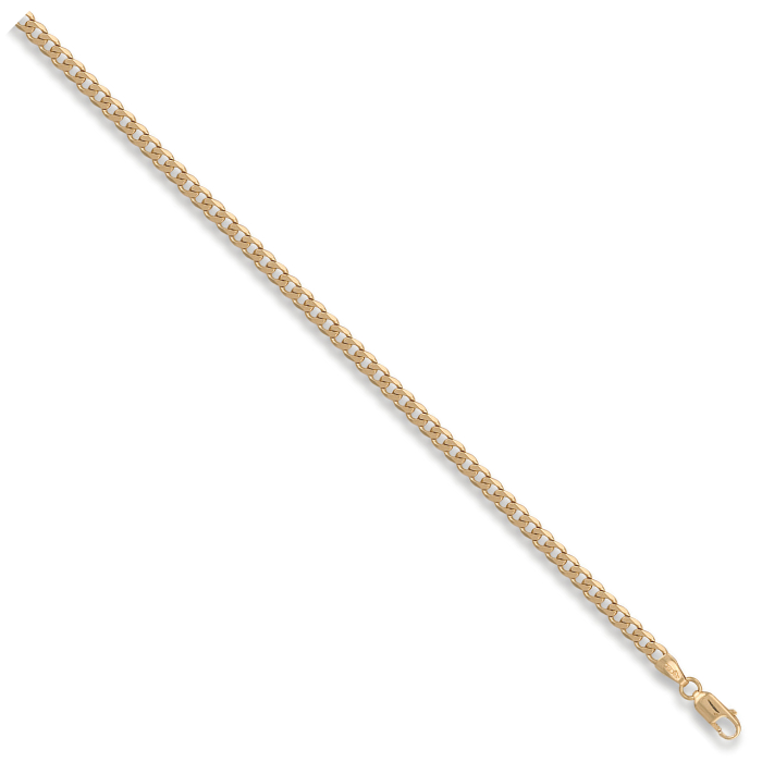 Yellow Gold 3.8mm Curb Bracelet