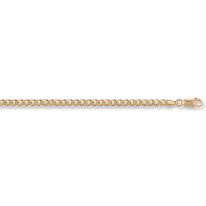 Yellow Gold 3.8mm Curb Bracelet