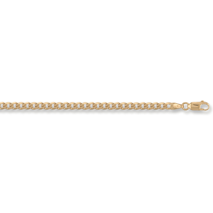 Yellow Gold 4mm Curb Chain