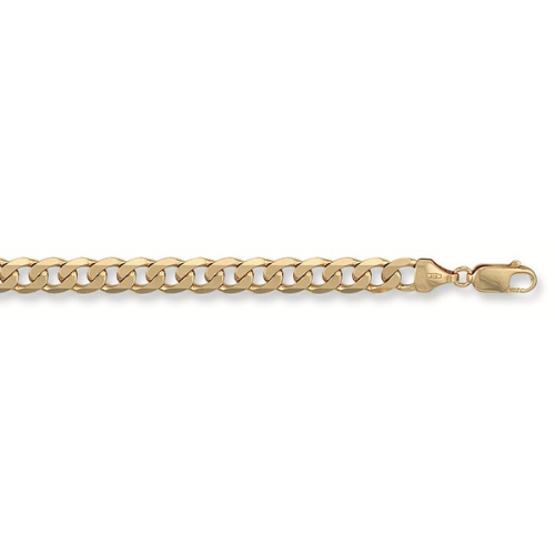 Yellow Gold 7mm Curb Bracelet