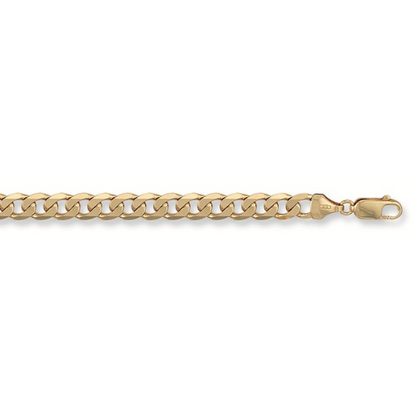 Yellow Gold 7mm Curb Chain