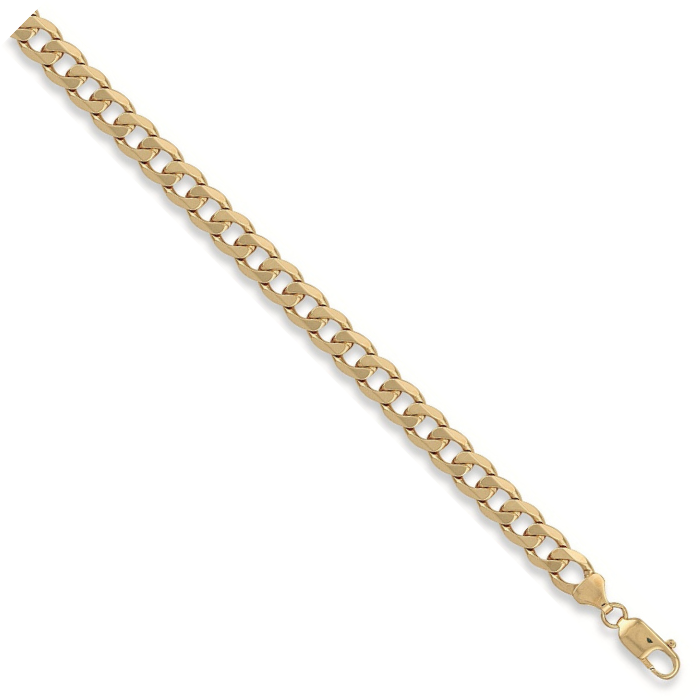 Yellow Gold 8.5mm Curb Bracelet