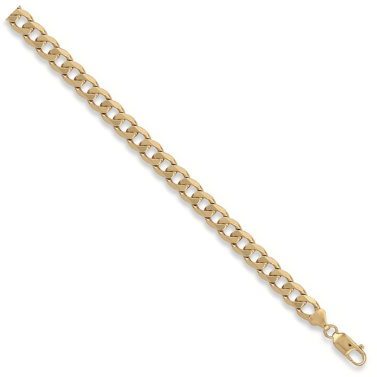 Yellow Gold 8.5mm Curb Chain