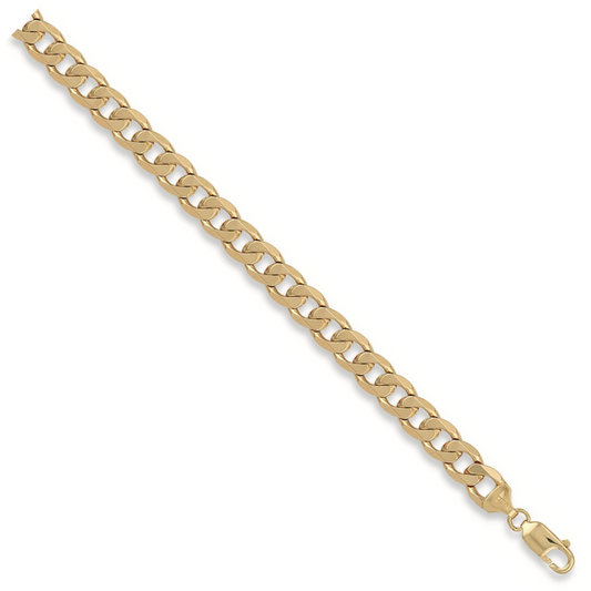 Yellow Gold 9.3mm Curb Chain