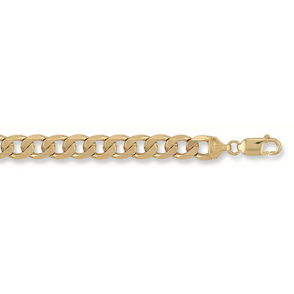 Yellow Gold 9.3mm Curb Bracelet