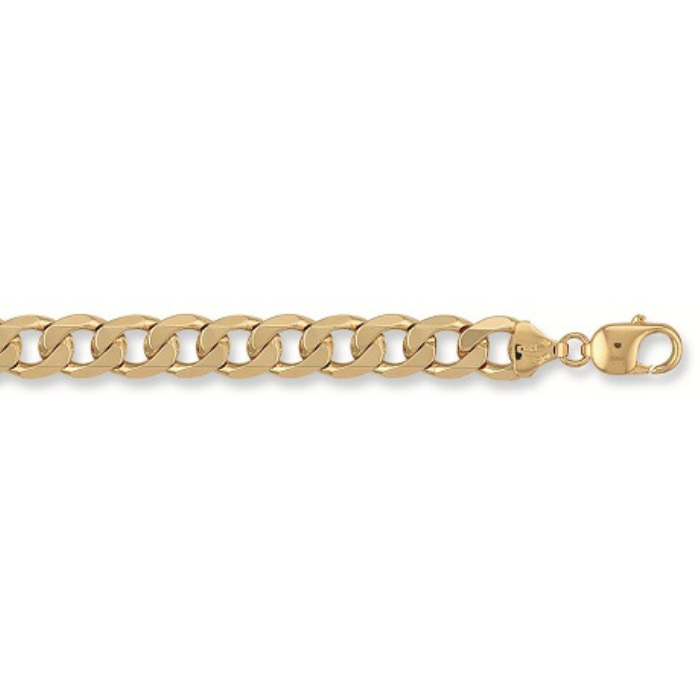 Yellow Gold 10mm Curb Bracelet