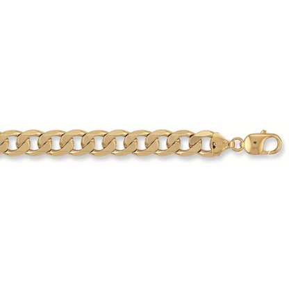 Yellow Gold 10mm Curb Bracelet