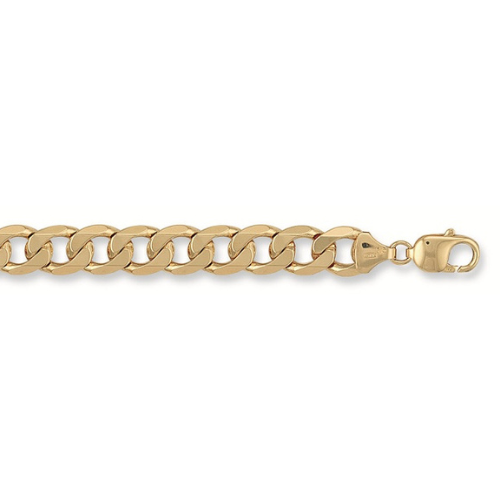 Yellow Gold 10.8mm Curb Bracelet