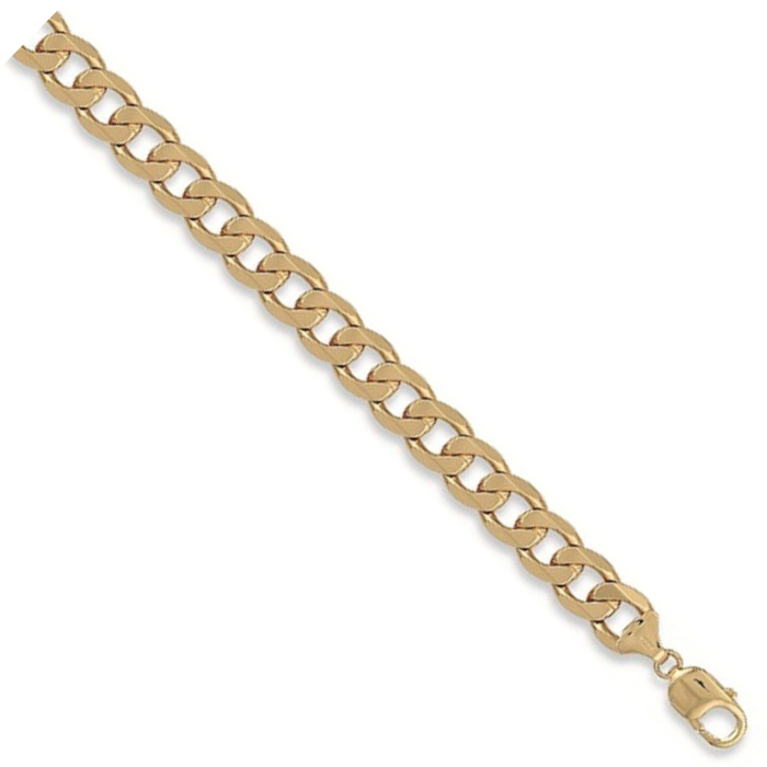 Yellow Gold 11.7mm Curb Bracelet