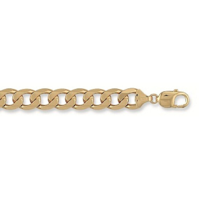 Yellow Gold 12mm Curb Chain