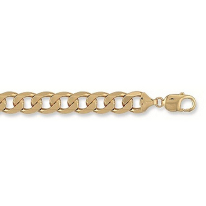 Yellow Gold 12mm Curb Chain