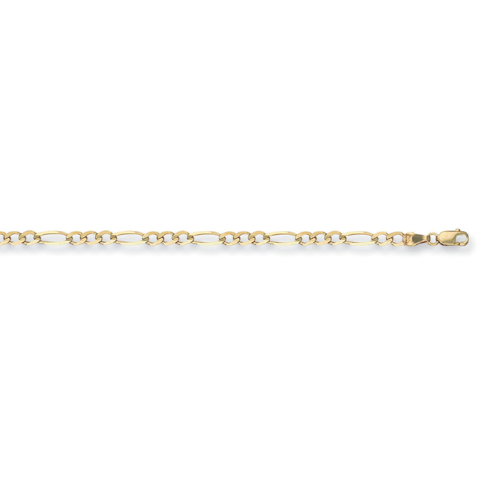 Yellow Gold 3.5mm Economy Figaro Chain